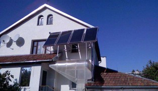 Устройство в доме солнечного отопления