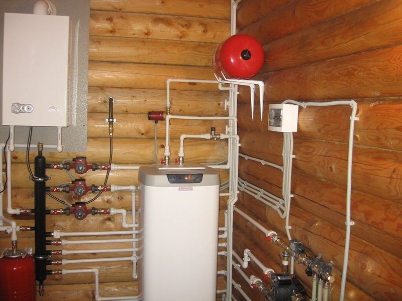 Газовое отопление деревянного дома